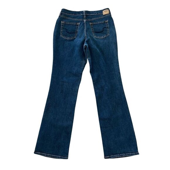 LEVI Blue At Waist Bootcut Jeans Size 12 Long - Picture 3 of 9